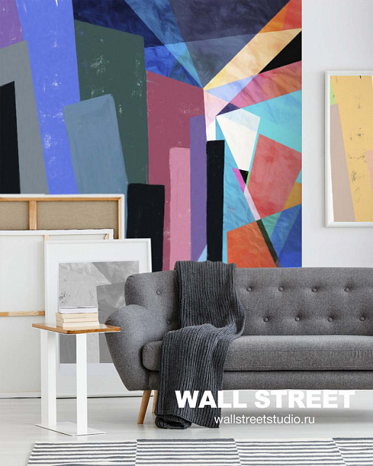 Фотообои в интерьере артикул Element 9, ELEMENT, Wall street